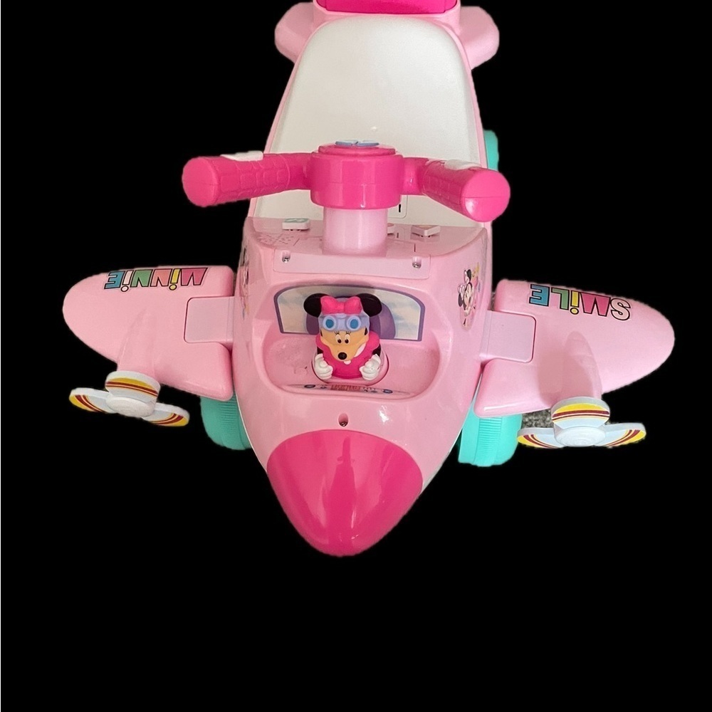 Disney Toy Airplane Pink Green Lights Sounds - Picture 3 of 5